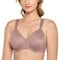 DELIMIRA Women's Non-Padded Minimiser Bras Full Coverage Seamless Underwire Plus Size Smooth T Shirt Bra Mochaccino 34F