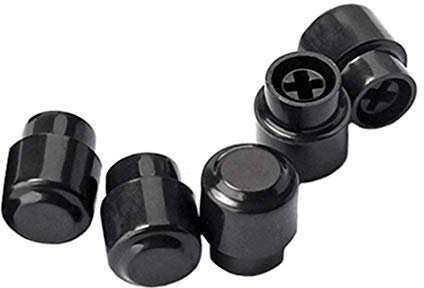EXCEART 5Pcs Guitare Top Hat Interrupteur Pointe Pickup Sélecteur Interrupteur Boutons pour Tele (Noir)