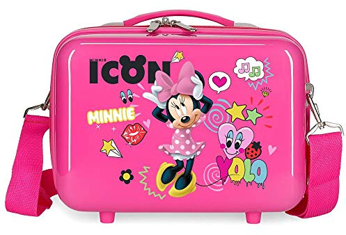 Disney Enjoy Minnie Icon Trousse de toilette adaptable Rose 29 x 21 x 15 cms ABS