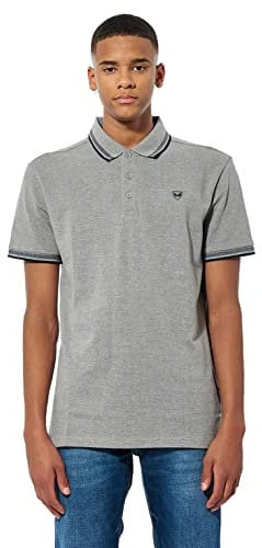 Kaporal - Polo régular Gris Homme avec Logo Poitrine - Rayoc - 3XL - Gris