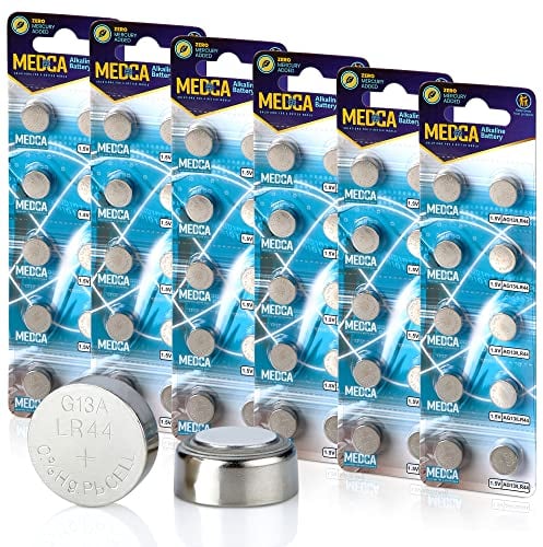 LR44 Batterien - 60 Count Pack - 1,5 V Alkaline AG13 357 303 SR44 Knopfzellenbatterien für Hörgeräte und Hörverstärker