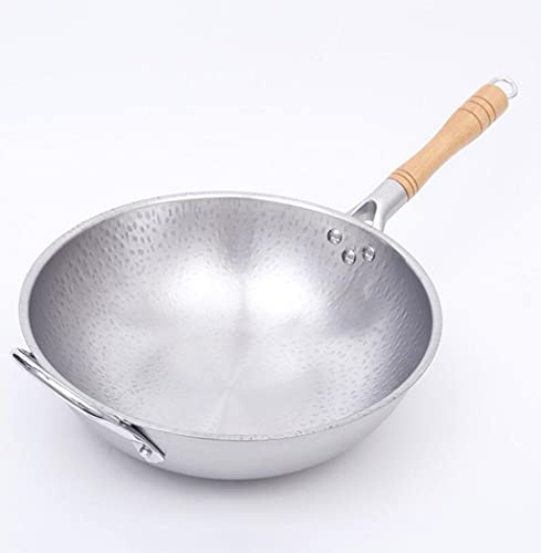 Wok wok wok wok sans fumée huileuse anti-bâton poêle à induction cuisinière à gaz cuisinière universelle 32cm