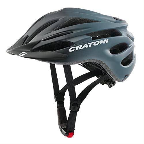 Cratoni Kinder Pacer Jr Uhr, Black-Grey, XS/S (49-55 cm)