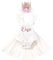 Baby Girls My 1st Birthday Party Tutu Dress Ruffle Sleeve Lace Jumpsuit Romper Bodysuit First Birthday Photography Cake Smash Outfit Headband Mesh Gift White - with Headband 12-18 Months