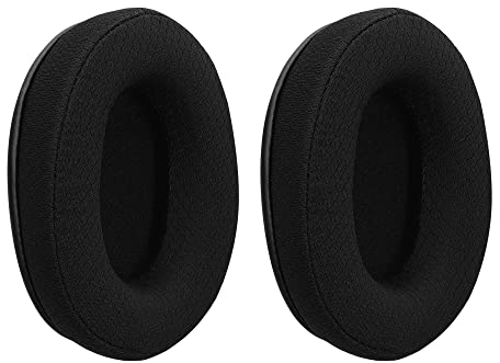 kwmobile 2X Ohrpolster kompatibel mit Kingston HyperX Cloud Alpha S Kopfhörer - Ersatz Ohr Polster für Overear Headphones