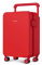 TUPLUS Valise Légère à roulettes-Valise de Voyage Grande Taille Valise Rigide avec Serrure TSA, Série Impressions (Rouge, 36.5×22×56 cm,33L)