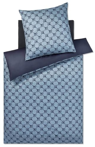 Joop! Bettwäsche Cornflower Double deep Ocean 1 Bettbezug 155 x 220 cm + 1 Kissenbezug 80 x 80 cm