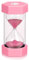 3 Minuten Sanduhr für Kinder, Glas Timer, Sanduhren Set Kinder, Timer können in Küchen, Sechseckiger Sanduhr-Timer, Spiel Requisiten, Timer können in Küchen, Zuhause, Rosa.