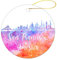 Weihnachtsbaumschmuck 7.3cm, Amerika-San Francisco Weihnachtsanhänger Premium Christbaumschmuck Anhänger Ideal Weihnachtsschmuck Für Party Weihnachtsbaum Geschenke