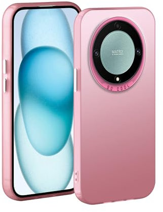 XINYEXIN Cover per Honor Magic 5 Lite 5G Ultra Sottile Custodia Protettiva per Cellulare Opaca Antigraffio Antiurto Bumper Case - Rosa