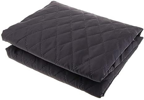 rockible Hochwertiger Steppstoff für DIY-Projekte, ideal für Mäntel und Jacken, Schwarz