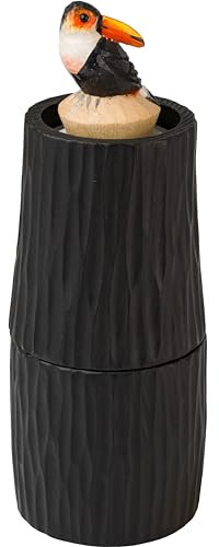 Wildlife Garden WG5013 Salz-und Pfeffermühle Tukan, Orange