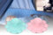 2 Stück Grün-rosa Baby-Shampoo-Bürste aus Silikon, Kopfhautmassagegerät Im Sonnenblumen-Design für Babys ab 3 Monaten, Peeling-Kopfhautwäscher, mit Saugnapfgriff, ABS,
