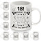 Bommex Cadeau 18e anniversaire Tasses pour 18 ans Filles Garçons Tasse 18e anniversaire Fille Fils Sœur Frère Petite-fille Amis Cadeau d'inspiration (18-a)