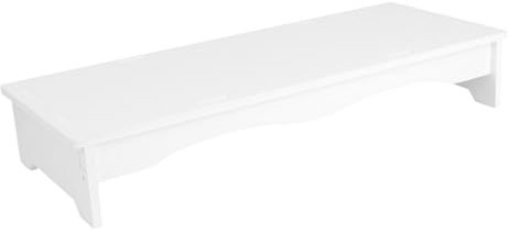 OSALADI 1pezzi Supporto Monitor Con Ripiano Per Tastiera Struttura Elevata Per Computer Design Elegante e Funzionale Ottimizza Comfort Ergonomico Ufficio o Casa