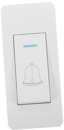 jojofuny Doorbell Switch Chime Button for Home Office Includes Doorbell Extender for Existing Indoor Front Door Use