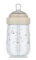 Mepal - Babyflasche Mio Little Dutch - Transparente Kappe zur Aufbewahrung - Anti-Kolik Babyflaschen - Spiralförmiges Design verhindert Verstopfungen - Medizinisches Silikon - 240 ml - Little Goose