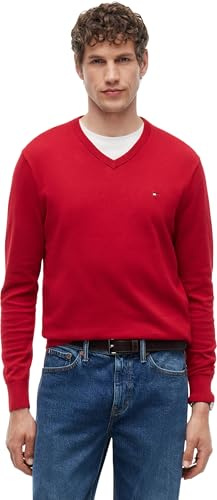 Tommy Hilfiger Jersey Hombre Essential Cotton con Cuello de Pico