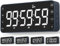 MeesMeek Minuteur Horloge Cuisine: 99h 59min 59sec Compte à rebours/Montant, Rechargeable, numérique par intervalle, LED 7,8'' Large, 3 luminosités, 5 alarmes, 4 volumes, magnétique (Bleu Marine)