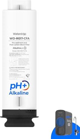 Waterdrop WD-G5P700A-CF Filtro, Ricambio per il Sistema a Osmosi Inversa da Sottolavello WD-G5P700A, Durata di Vita di 6 Mesi