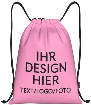 ROHBVMN personalisiert rucksack in Großpackung mit Ihrem Logo –personalisiertes turnbeutel für Herren und Damen, Schwimmtasche, kleine Sporttasche, Kordelzugtasche, ideal für Sport und Freizeit