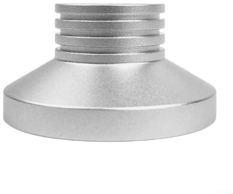 45 RPM Record Adapter For 7 Inch Vinyl Record For LP Vinyl Record Turntables Adapter Player for Turntable Record Center Adapter Accessory(SilverC)