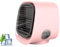 Vital Breeze Ac, 3 Speeds Adjustable VitalBreeze Air Conditioner Misting Fan, Lightweight Multi-Angle Air Conditioner Fan, with 300ml Water Tank & Colorful Night Lights (Pink)
