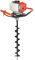 Petrol Earth Auger 2.3 HP Post Hole Digger with 3 Drill Bits & 30cm Extension Rod EPA Certified Fence Post Ground Hole Borer Digging Machine Time & Labor Saving Ideal for Drilling Tree Planting
