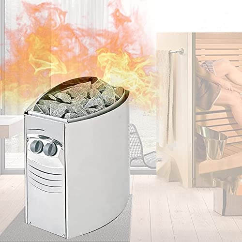 Elektrische Saunaheizung, 8 kW, interner Regler mit Überhitzungsschutz für Zuhause, Badezimmer, Dusche, Spa