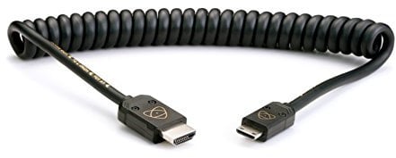 atomos 4 K60 C4 Câble Mini HDMI 40 cm, Cast Connector 80 cm Extended (Noir)