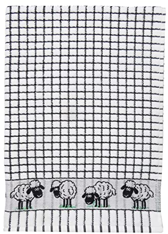 Samuel Lamont Poli-Dri Tea Towel Geschirrtuch, Baumwolle, Schwarz, Einheitsgröße