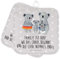 Mr. & Mrs. Panda 2er Set Topflappen Koala Familie - Geschenk, Quality time, Koalas, Topflappen mit Spruch, Geschwister, Oma, Schöne Topflappen,