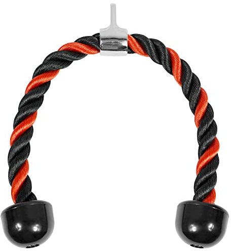 Yes4All UTZ9 Trizepsseil, 68.6 cm, Rot/Schwarz