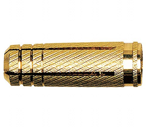 Upat Messinganker UM 12x37, 10 Stück, Der starke Messingdübel mit metrischem Innengewinde für Befestigungen in Vollbaustoffen.
