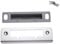 DOITOOL Door Lock Plate Stainless Steel Door Strike Plate for Home, Light Grey