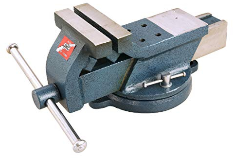 Pro-Lift-Werkzeuge 360° drehbarer Parallel-Schraubstock, mit Amboss, für Werkbank, 125 mm