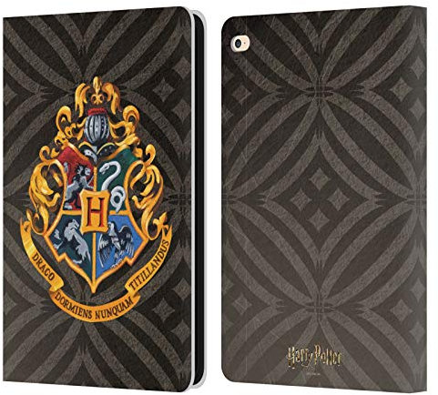 Head Case Designs Officially Licensed Harry Potter Hogwarts Crest Prisoner Of Azkaban I Leather Wallet Case Compatible With Apple iPad Air 2 (2014)