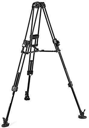 Manfrotto, Profi-Videokamera-Stativ 645, Tripod aus Aluminium mit schnellen Doppelrohrbeinen, Kamerastativ für Digitalkameras, Camcorder, Videosystem, Videofilmer
