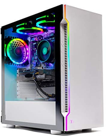 Skytech Archangel Gaming Computer PC Desktop – Ryzen 5 3600 3.6GHz, GTX 1660 Super 6G, 500GB SSD, 16GB DDR4 3000MHz, RGB Fans, Windows 10 Home 64-bit, 802.11AC Wi-Fi