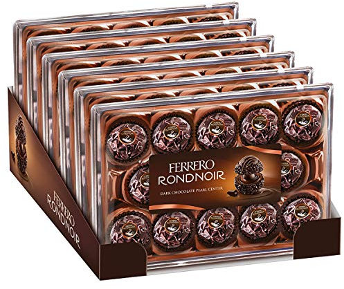 Ferrero Rocher Rondnoir Pralinen aus Zartbitterschokolade 138g 6er Pack