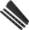 TSSS 10 PCS 245 x 20mm Black Flat Mending Plate, Steel Straps Straight Repair Plates Brace