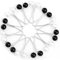 Ericetion 12 Pcs Muslim Hijab Schal Clips U -Form Pearl Boutonniere Pin Brosche Sicherheit Kopftuchstifte Für Hochzeitskleid Dekorative DIY -Accessoires