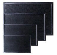 HELGUEFER - Felpudo goma picos 80 x 60 cm de Alto tránsito Muy Resistente y Duradero