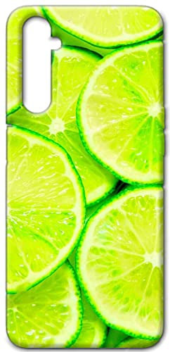 Mixroom - Cover Custodia Back Case in TPU Silicone Morbida per Samsung Galaxy A54 5G Fantasia Fette di Lime M522