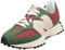 New Balance Femme 327 Baskets Tendance, Vert/Marron, 36 EU
