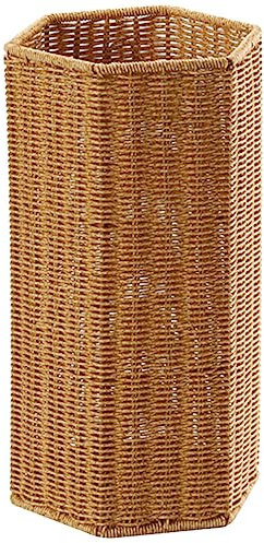 Angoily Seagrass Style Umbrella Stand Plastic Rattan Design Indoor Outdoor Furniture