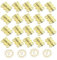 20 cerniere per scatole di gioielli, 20 x 25 mm, piccole cerniere antiche a farfalla, per artigianato, scatole in legno, scatole regalo, cerniere per armadietti, cassetti, portagioie e 80 viti