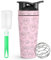 HNCY Shaker Edelstahl 750ml, Protein Shaker, Eiweißshaker mit Kugel, Auslaufsicher, BPA Free, Maßeinheiten Innen Graviert, Edelstahl Shakers für Sport, Fitness, Eiweiß