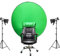 Tragbarer Webcam-Hintergrund, zusammenklappbar, 4,65 Fuß grüner Hintergrund, Chroma-Key-Greenscreen, anwendbar auf Videokonferenzen, Stuhl-Greenscreen, Arbeit von zu Hause aus, virtueller Zoom-Hinte