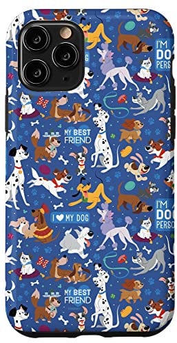 iPhone 11 Pro Disney Dogs I Love My Dog Blue Case